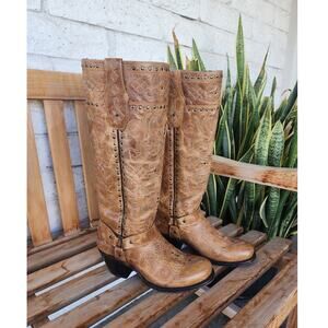 Black Star Women's Wimberley Western Boots Round Toe SZ 9